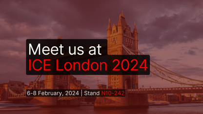 Payhound exhibits at ICE London 2024